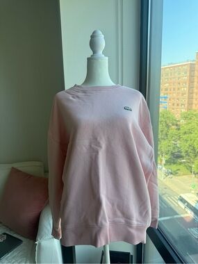 Lacoste Light Pink Pullover Sweatshirt